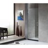 Anzzi Passion 24" by 72" Frameless Hinged Shower Door in Brushed Nickel SD-AZ8075-01BN